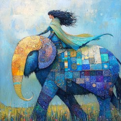 Bleu éléphant